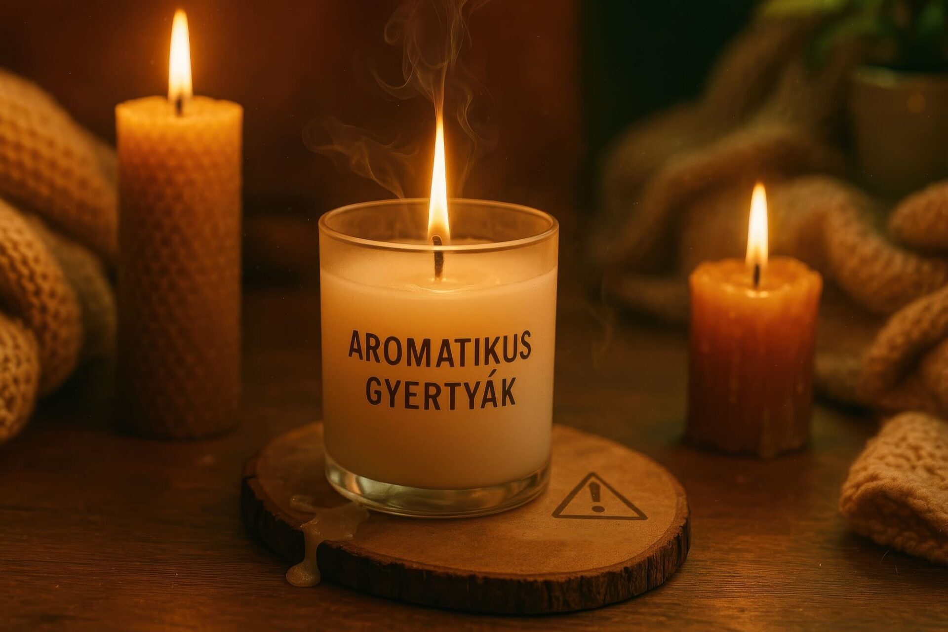 Aromaterápiás gyertyák