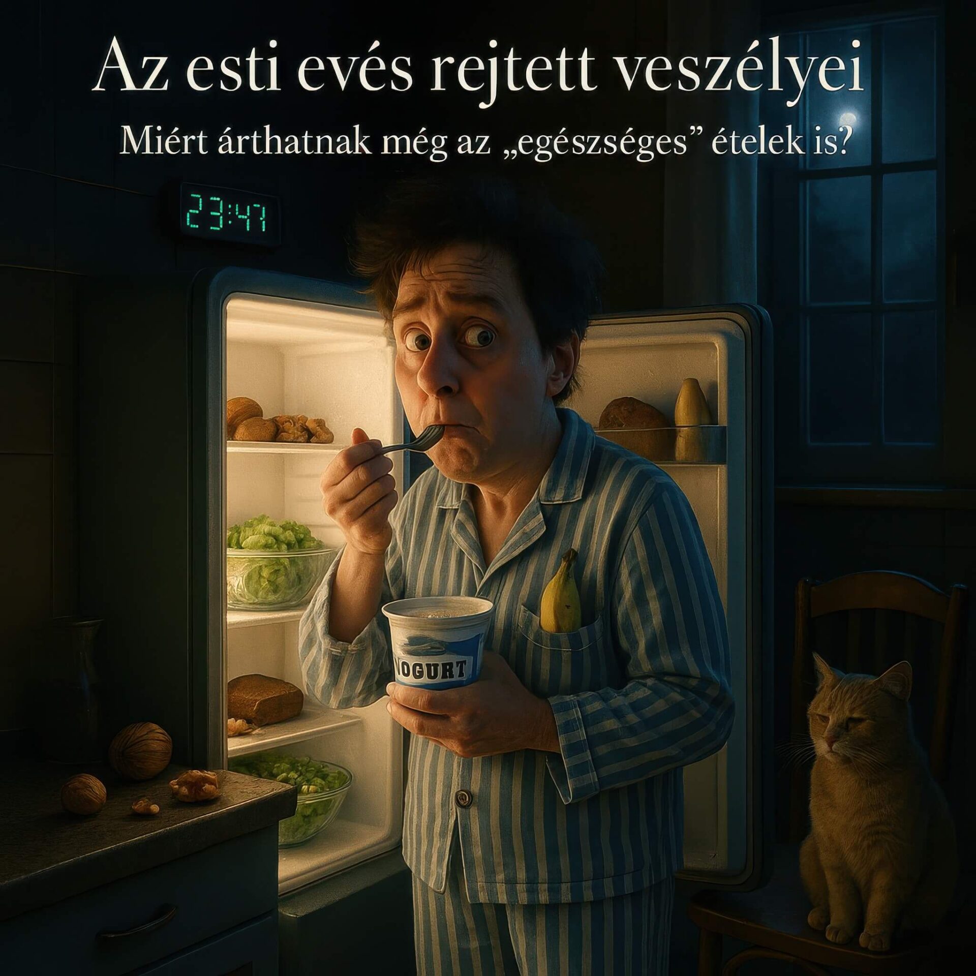Az esti evés rejtett veszélyei