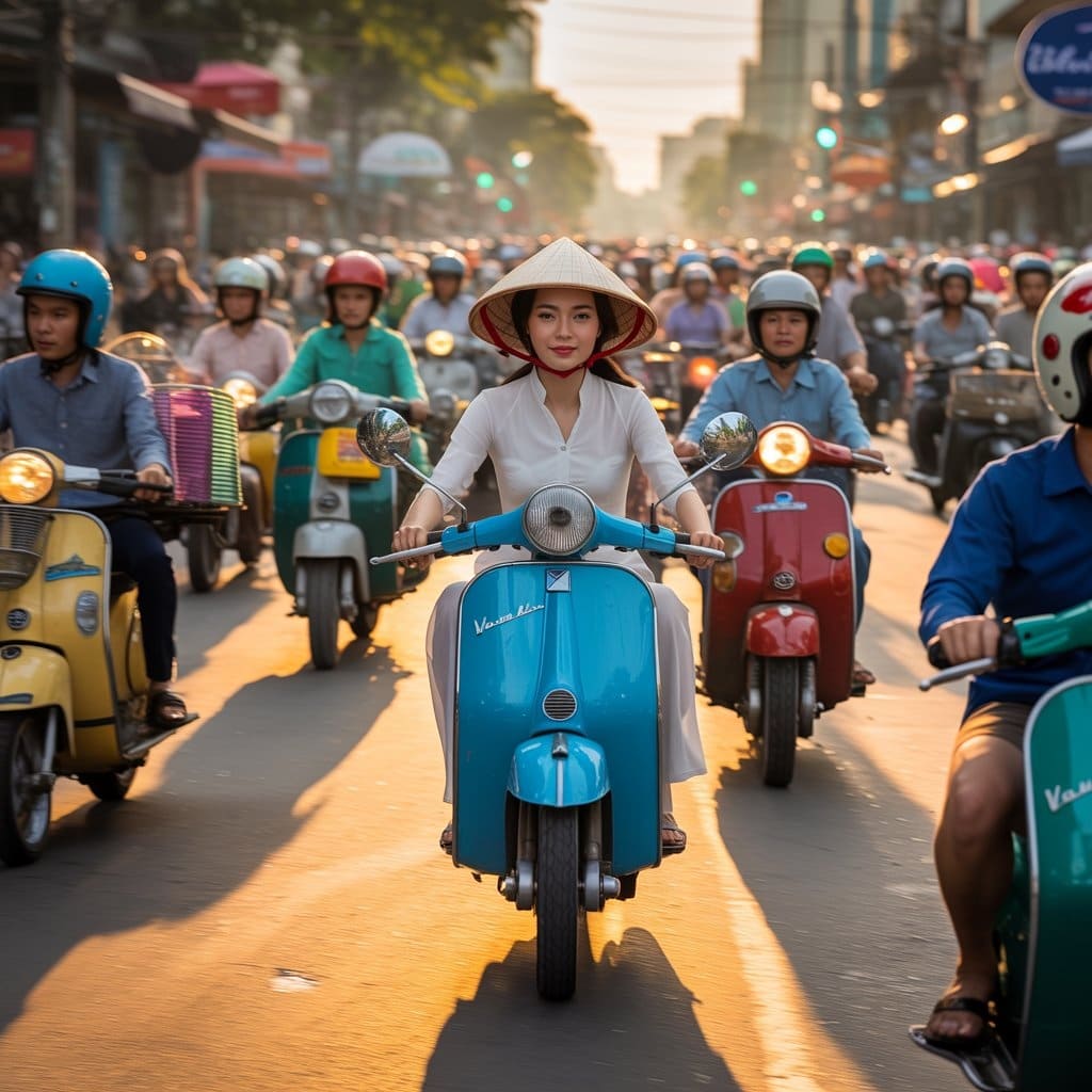 Vietnamese scooters