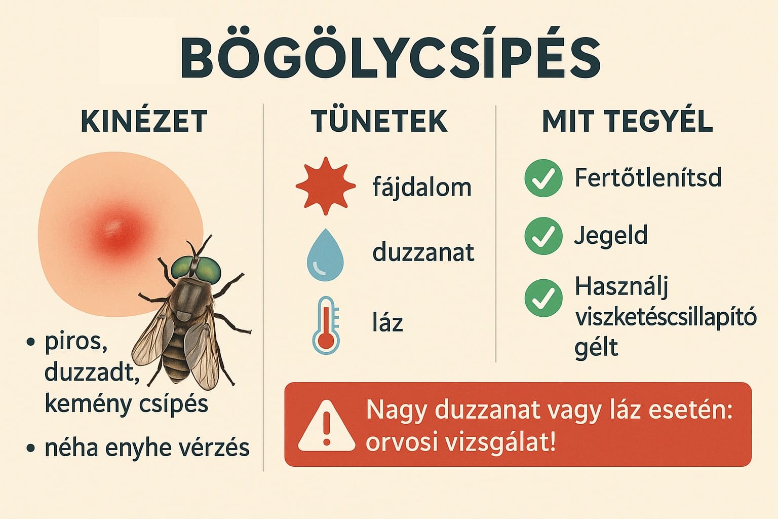 Bögölycsípés infógrafika