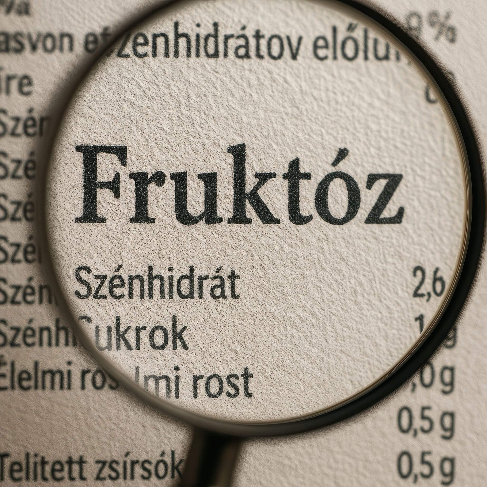Fruktóz - Rejtett cukrok az élelmiszer címkéken