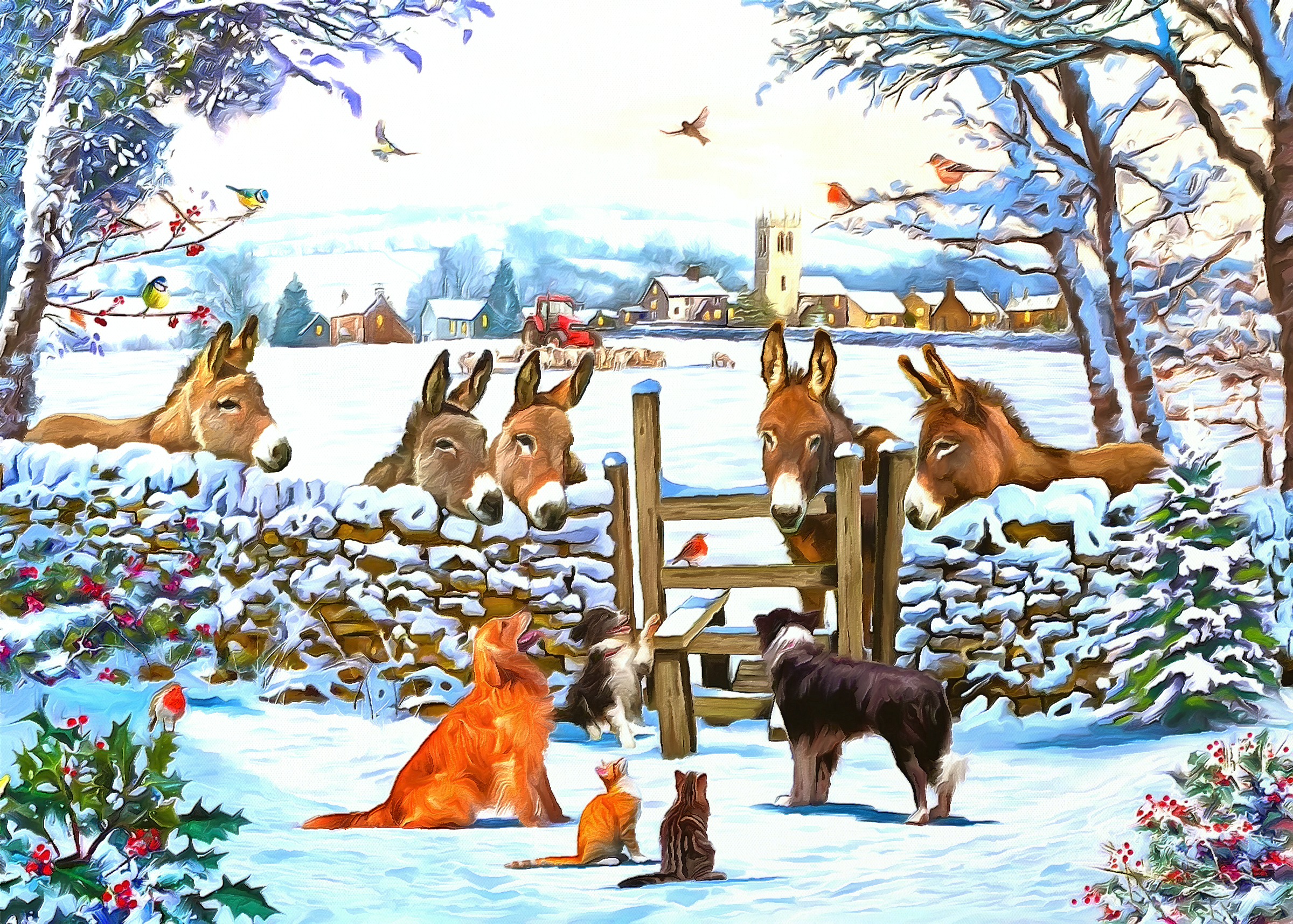 animals-in-winter-painting-llatok-t-len-festm-ny-megaport-media