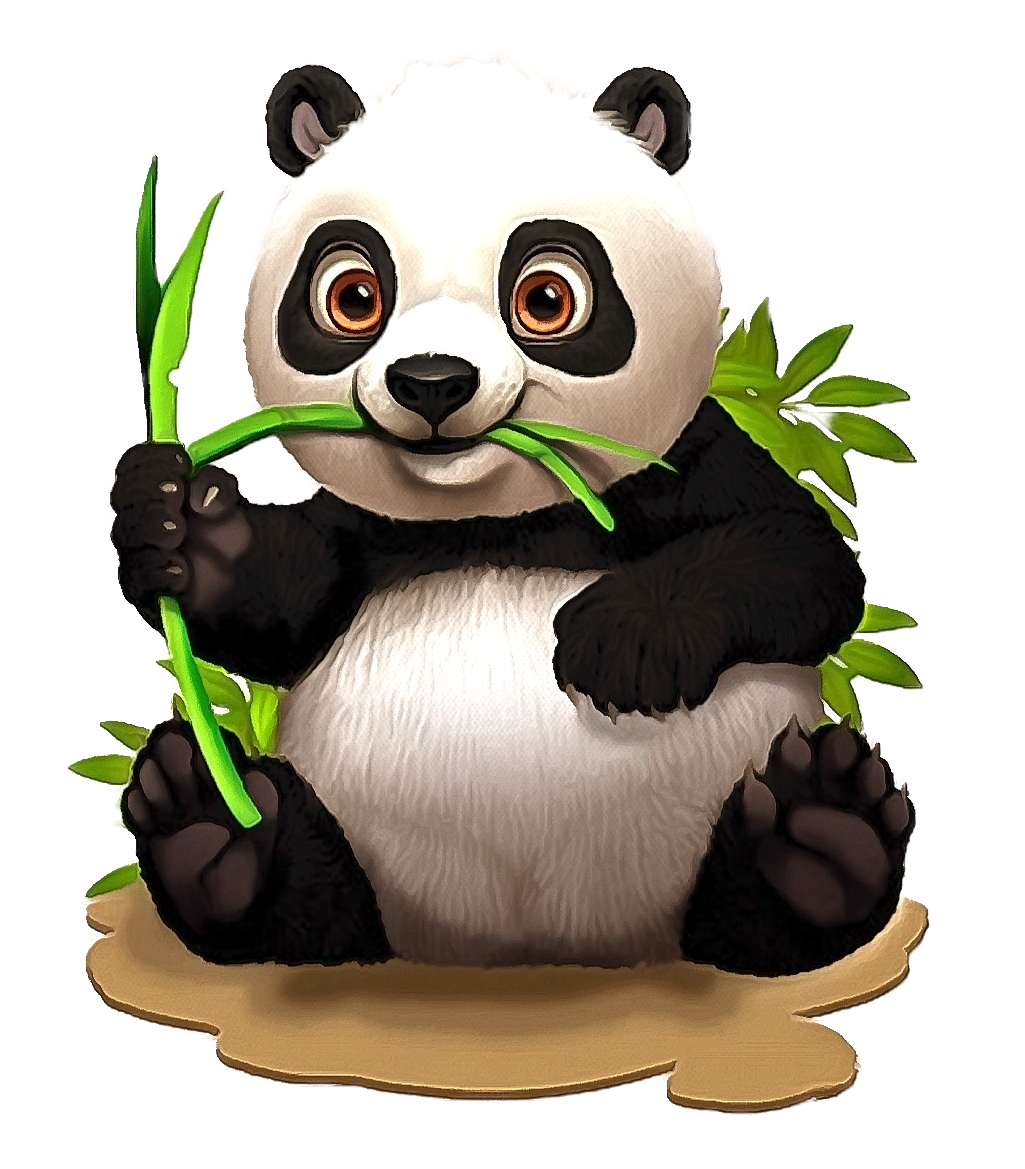 Panda (transparent PNG) - Megaport Media