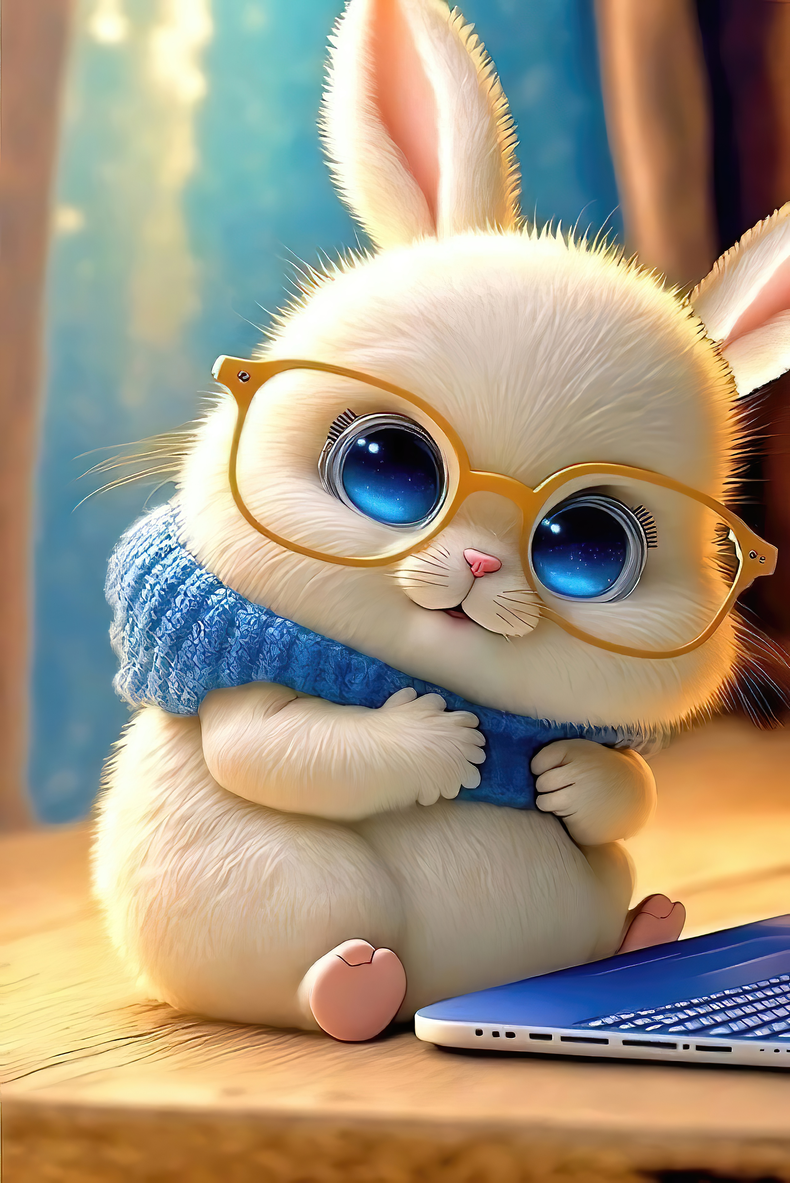 Cute bunny cartoon - Aranyos nyuszi (meserajz) - Megaport Media